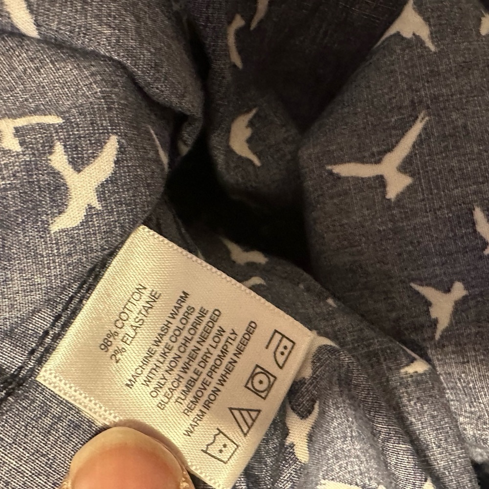 Foxcroft Front Button 3/4 Sleeve Button Down Nyc … - image 4